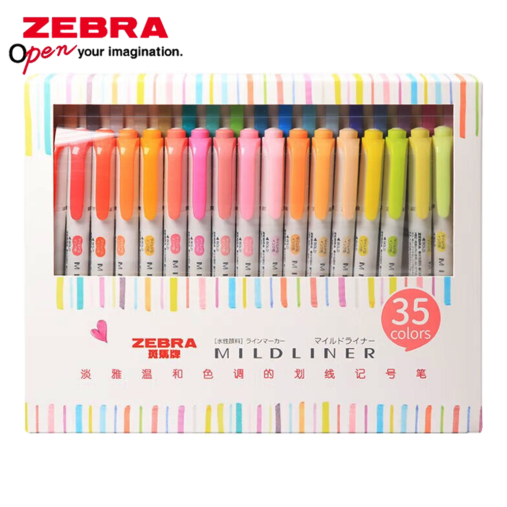 Zebra Pen Mildliner - 35 Color ZEBRA Mildliner Highlander Set