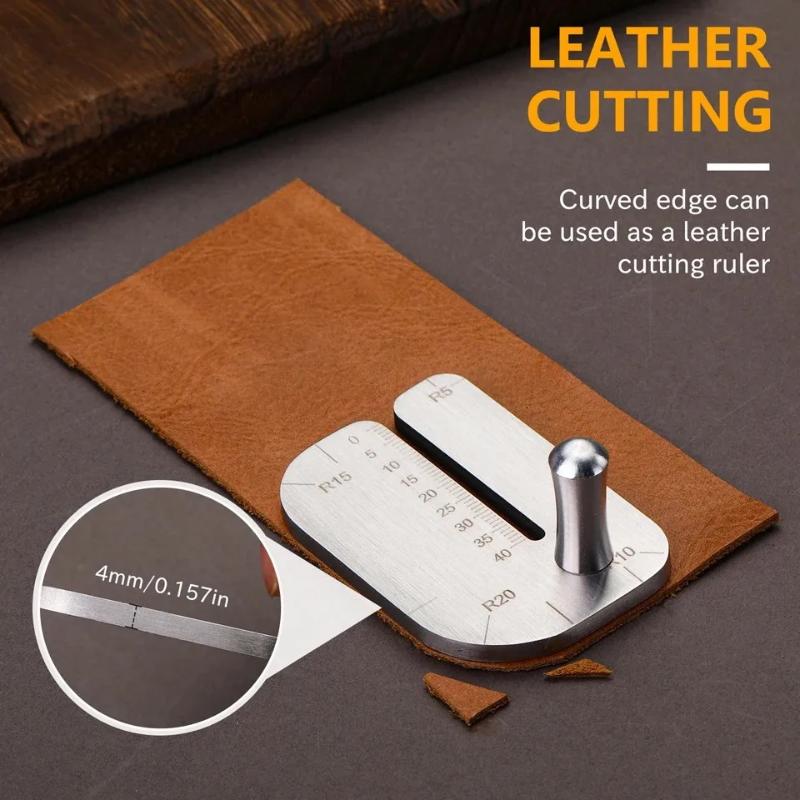Leather Works Belt - Leather Working Stitching Punch Aid Plate
