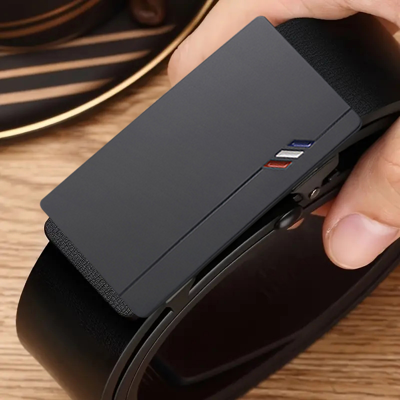 Leather Works Belt - Stylish Men's PU Leather Belt -