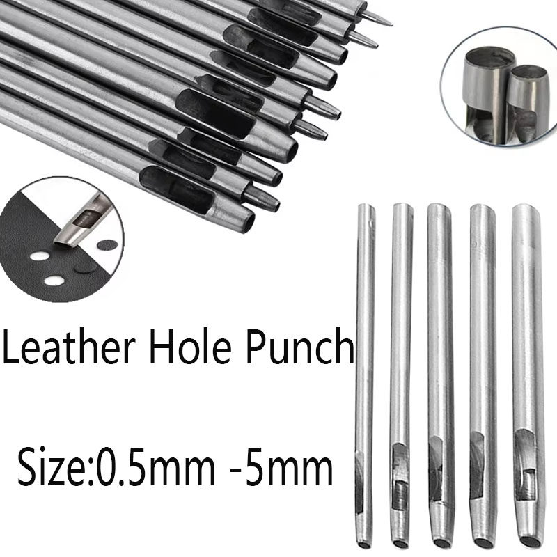 Leather Works Belt - 0.5-5mm Leather Hole Punch Tool Set