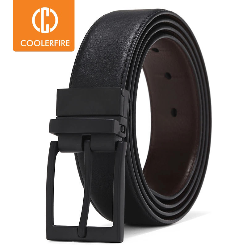 Leather Works Belt - Men Belt Business Dress Belts for