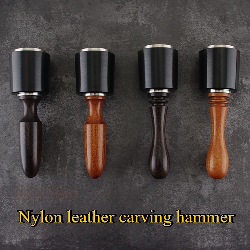 Rivet Setter Tool - 190/195MM Nylon Leather Carving Hammer Leather
