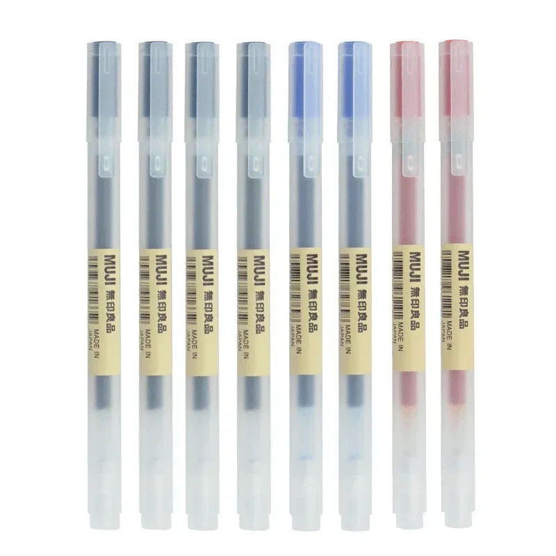 6/8Pcs/Set MUJIs Gel Pen Black - Muji Stationery Gel Pen review and price