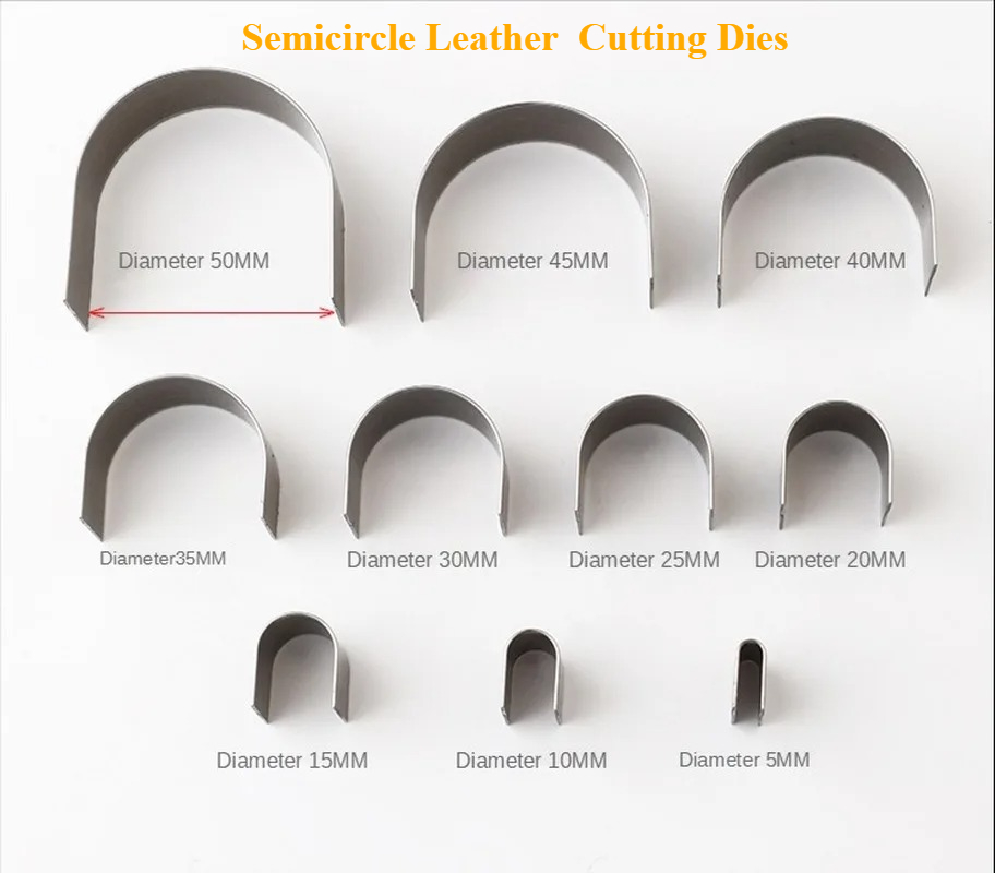 10Pcs/Set Semicircle Leather C - Leathercraft Japan review and price