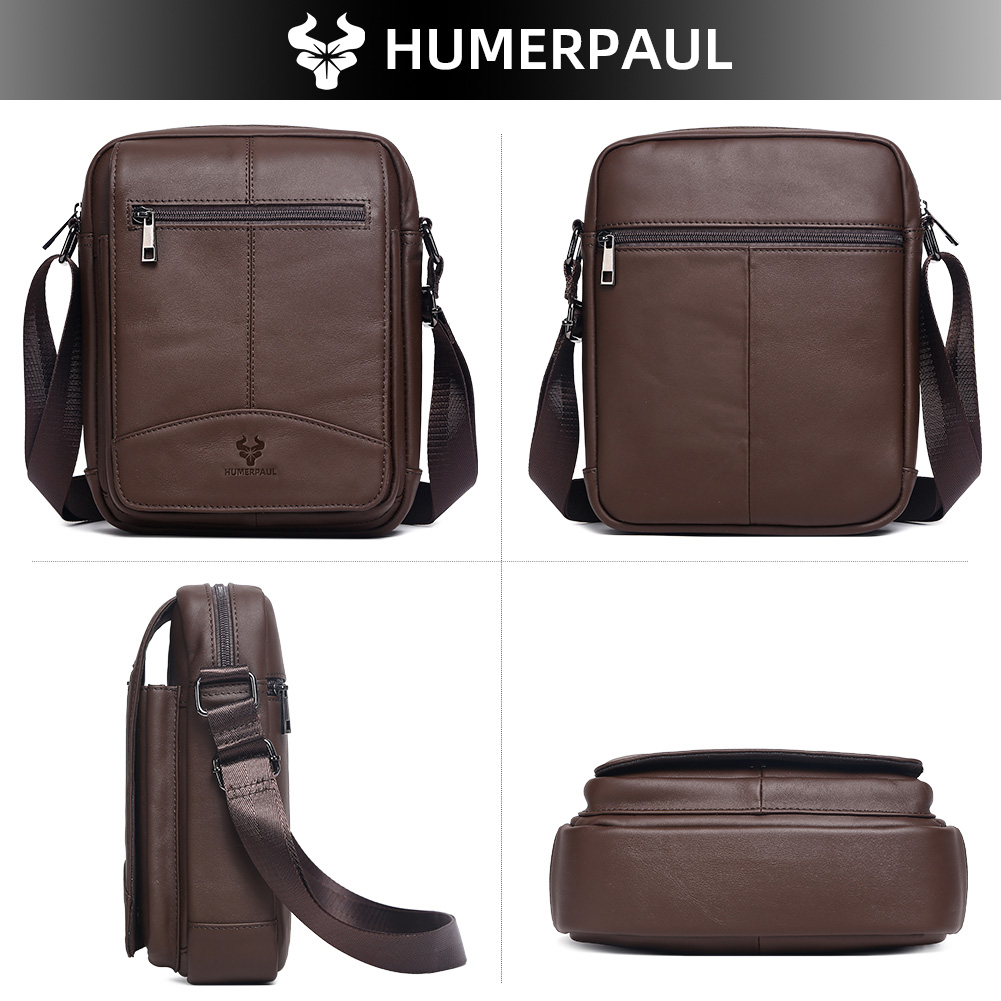 HUMERPAUL Genuine Leather Cros - Leather Work Bag Men review and price