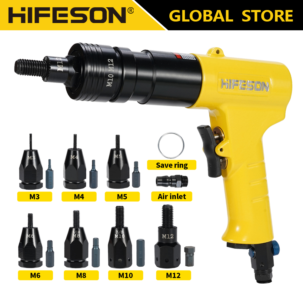 Pneumatic Air Rivet Nut Guns I - Rivet Setter Tool review and price