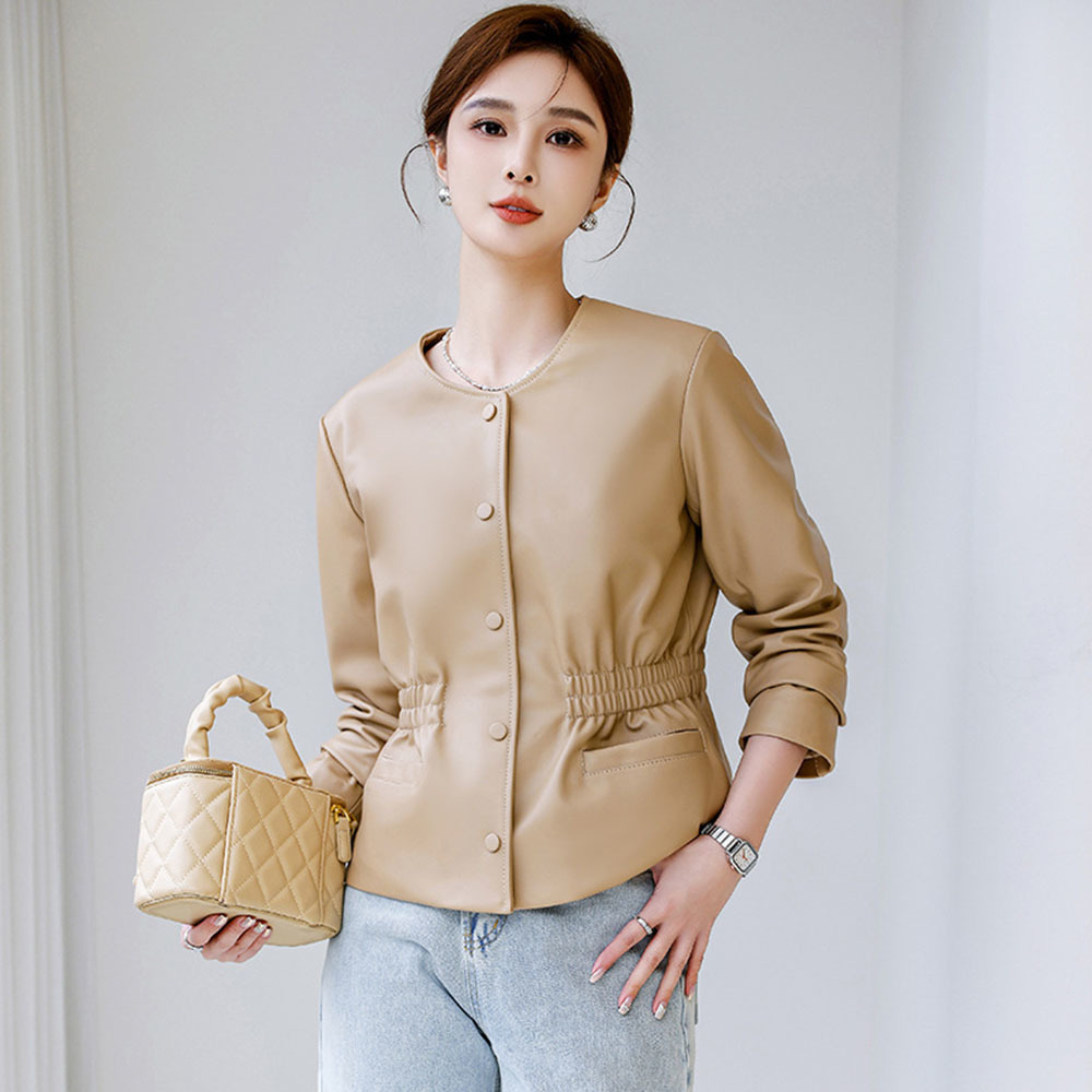 Office Faux Leather Jacket Wom - Leather Work Jacket Women'S review and price