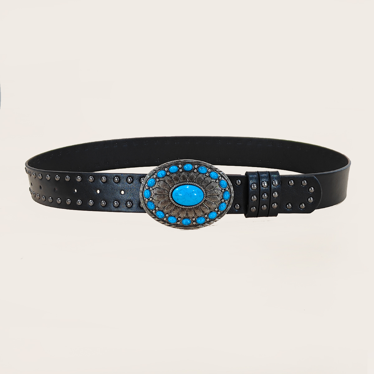 Men and women's casual Punk Ri - Leather Works Belt review and price