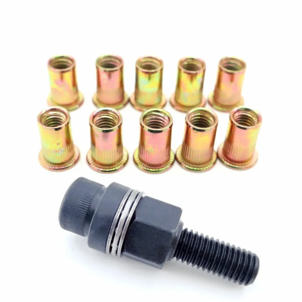 Hand Rivet Nut Tool with 10 Ri - Rivet Setter Tool review and price