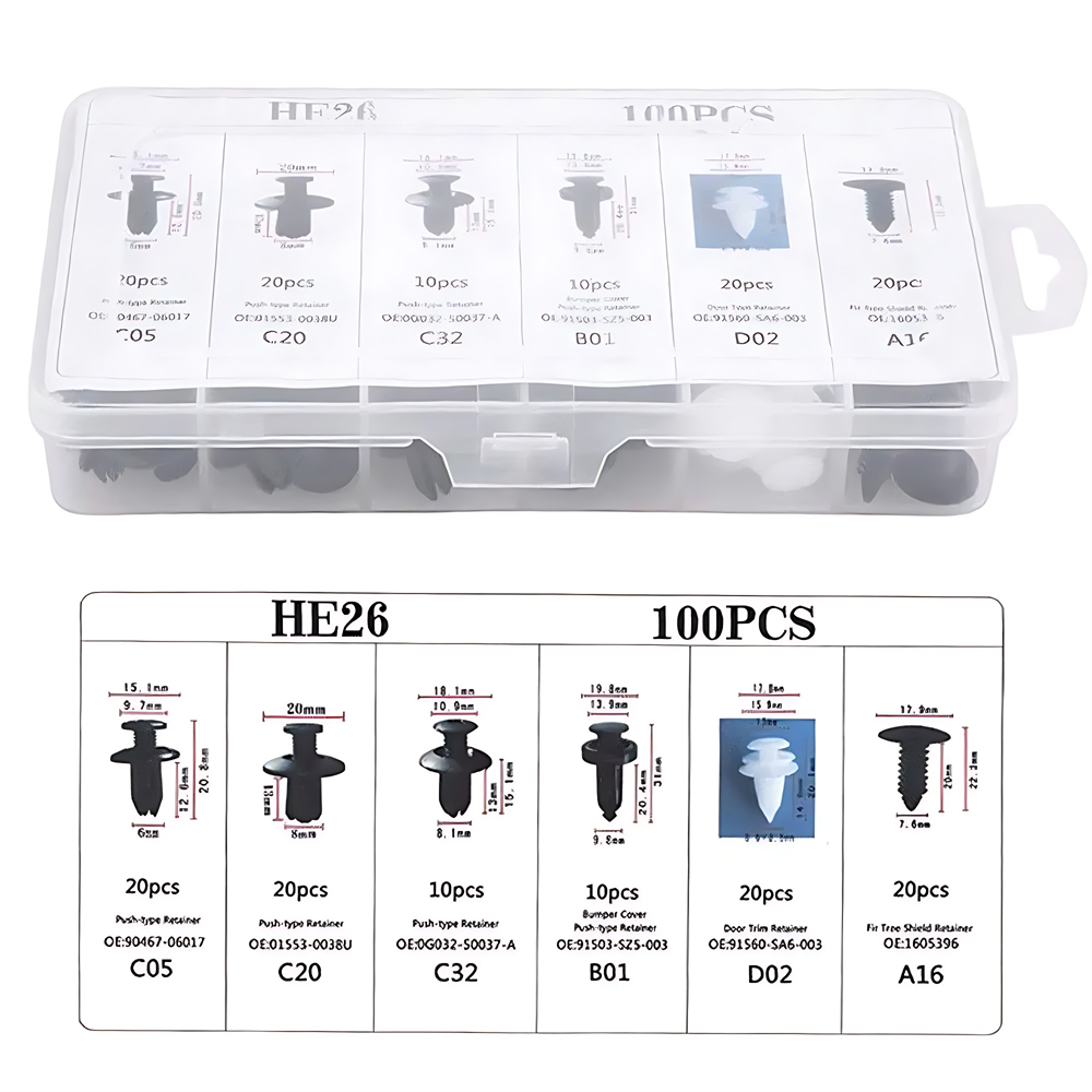 Car Plastic Retainer Clips Aut - Rivet Setter Tool review and price