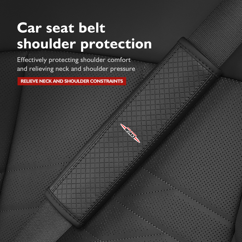 Leather Car Seat Belt Protecto - Leather Works Belt review and price