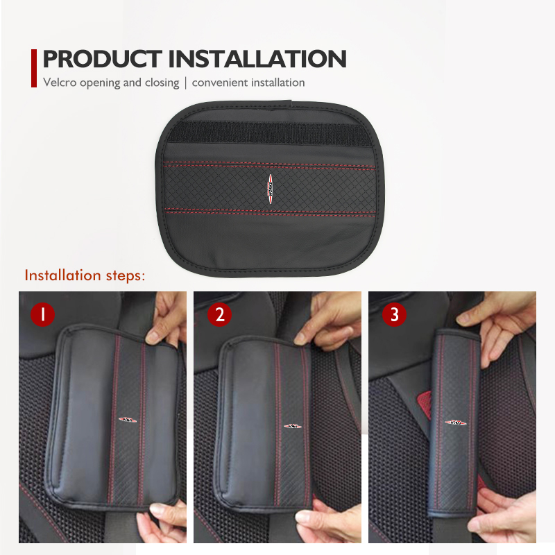 Leather Car Seat Belt Protecto - Leather Works Belt review and price