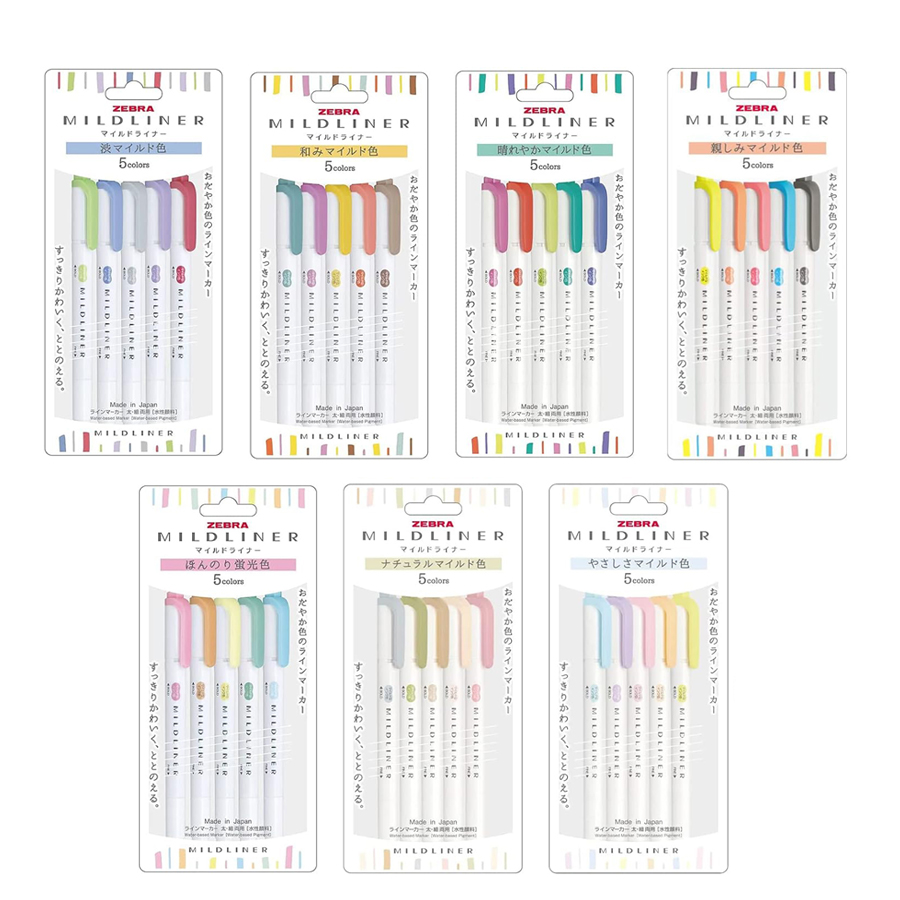 Zebra Full 35/25Colors Mildlin - Zebra Pen Mildliner review and price