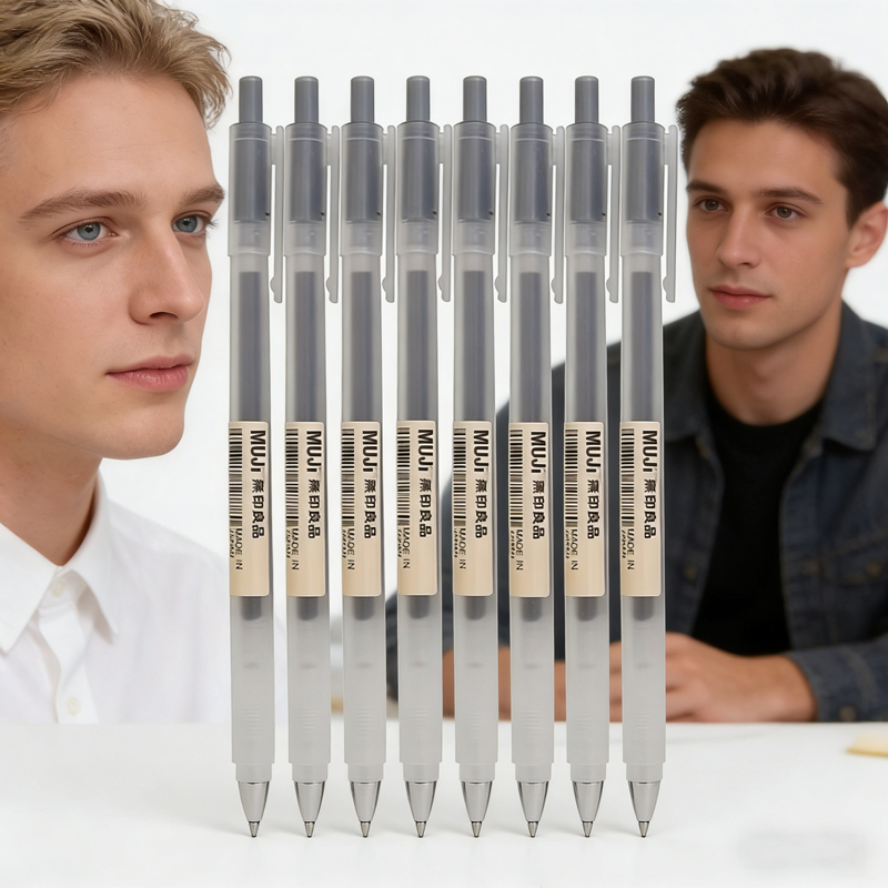 6/8Pcs MUJIs Ballpoint Pen Set - Muji Stationery Gel Pen review and price