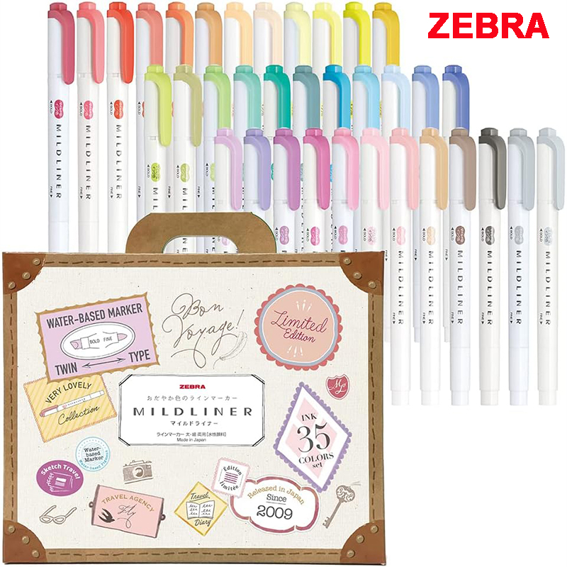Zebra 25/35 Colors Mildliner H - Zebra Pen Mildliner review and price