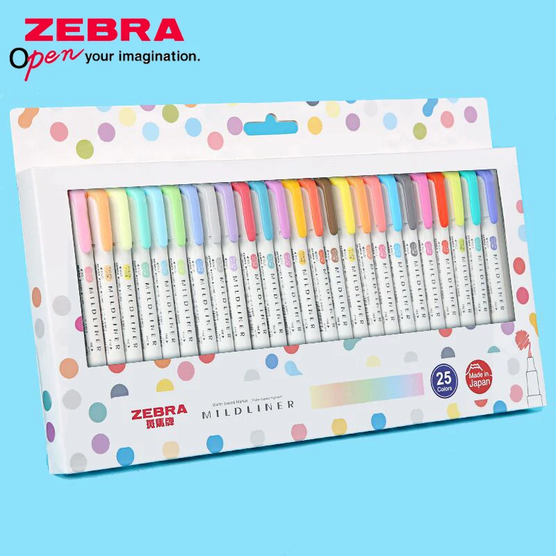 ZEBRA Mildliner Highlighter WK - Zebra Pen Mildliner review and price