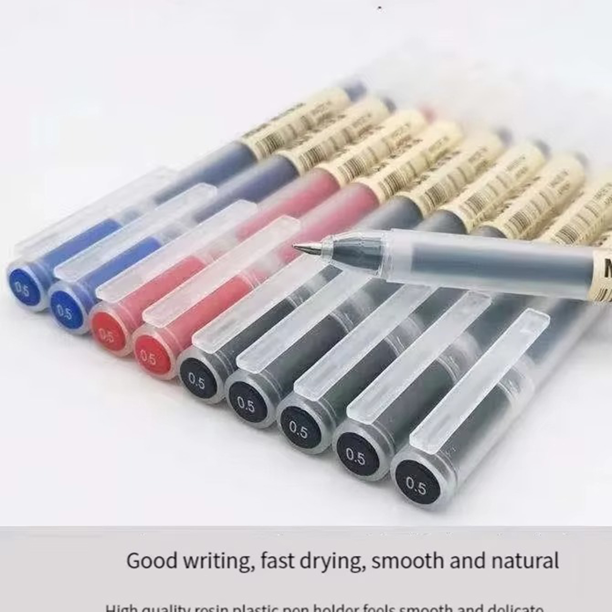 3-6Pcs Kawaii Gel Pen Black/Re - Muji Stationery Gel Pen review and price