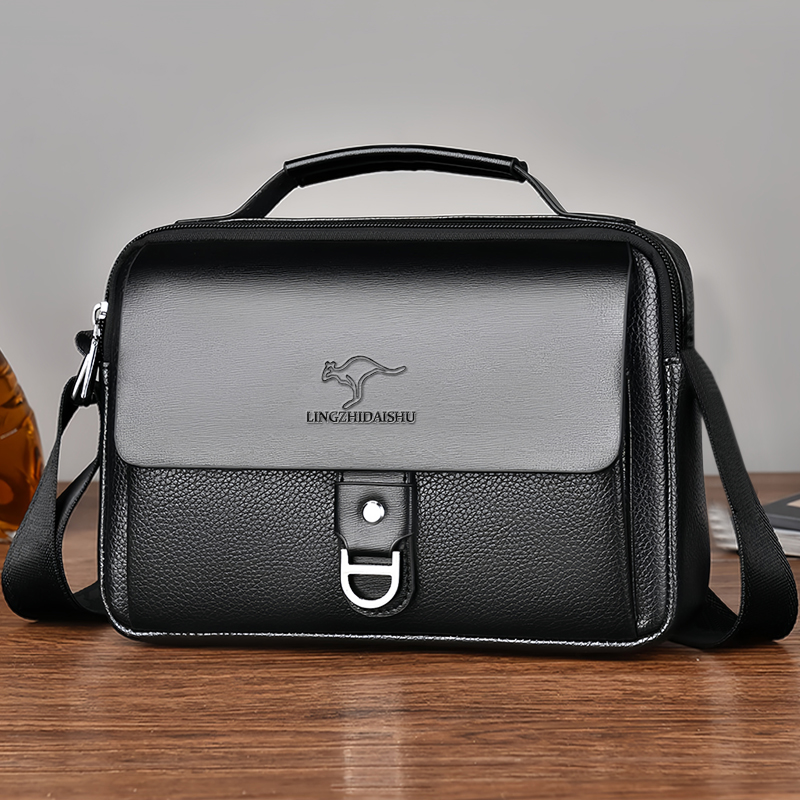 Durable Wear-resistant Two-ton - Leather Work Bag Men review and price