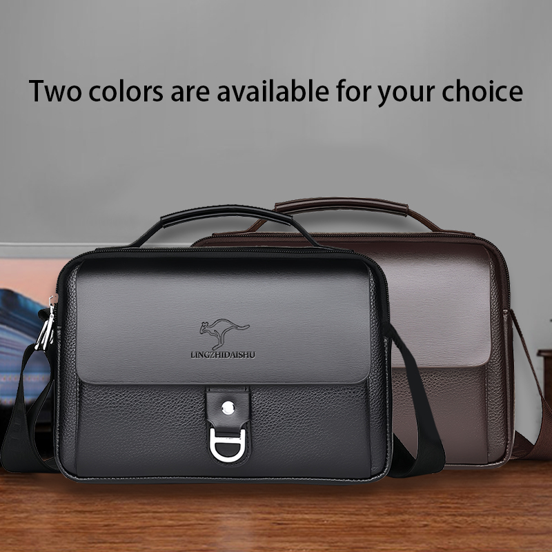 Durable Wear-resistant Two-ton - Leather Work Bag Men review and price