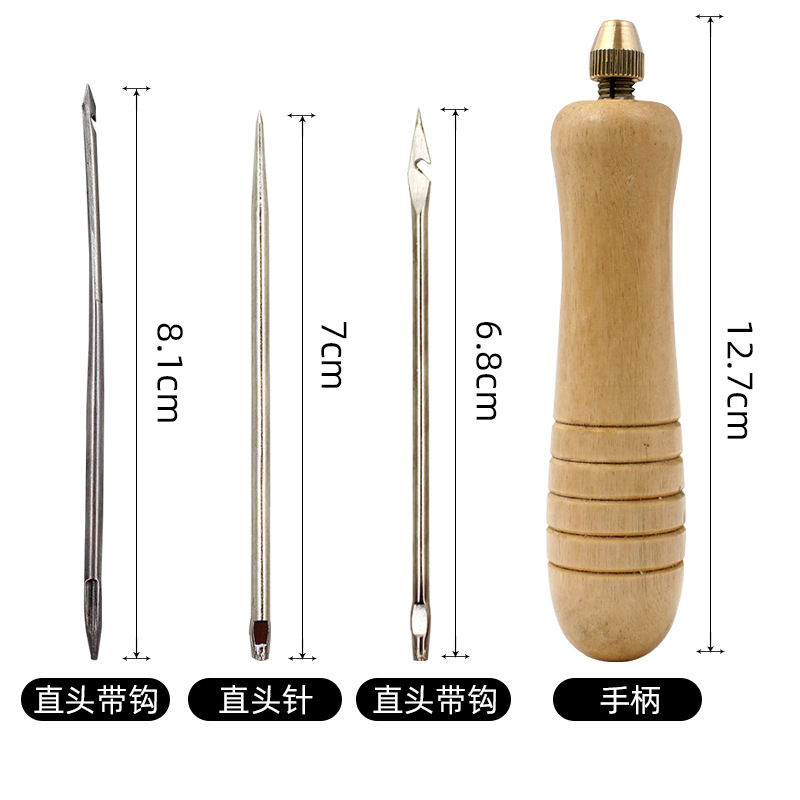 1Set DIY Leather Sewing Awl Ne - Leatherwork Needles review and price
