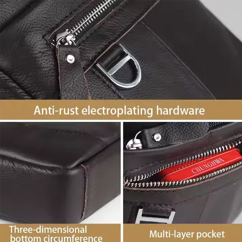 BULLCAPTAIN Mens Leather Messe - Leather Work Bag Men review and price