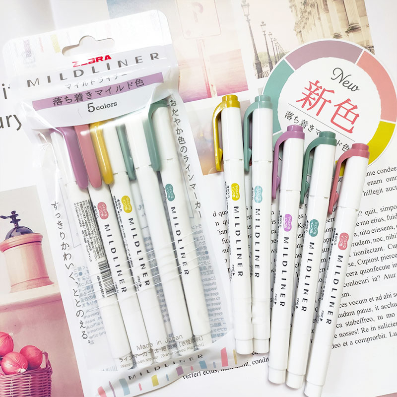 NEW zebra mildliner highlighte - Zebra Pen Mildliner review and price