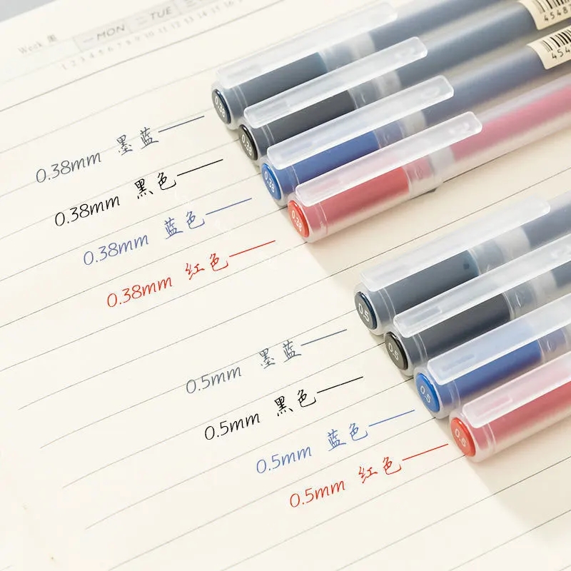3-6Pcs/Set 0.38mm Kawaii MUJIs - Muji Stationery Gel Pen review and price