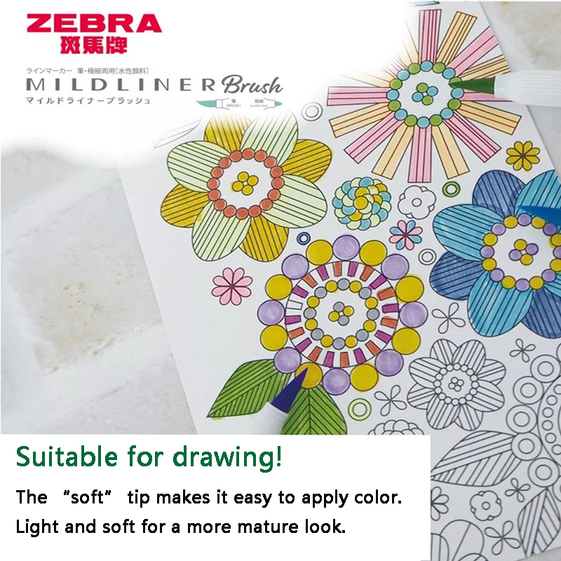 Zebra Highlighter WFT8 Mildlin - Zebra Pen Mildliner review and price