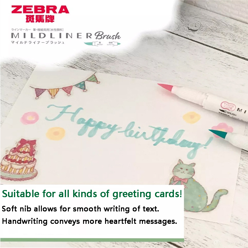 Zebra Highlighter WFT8 Mildlin - Zebra Pen Mildliner review and price