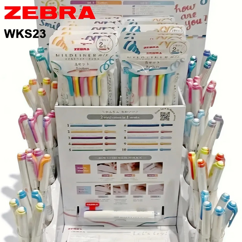 Zebra Twin Colored Highlighter - Zebra Pen Mildliner review and price