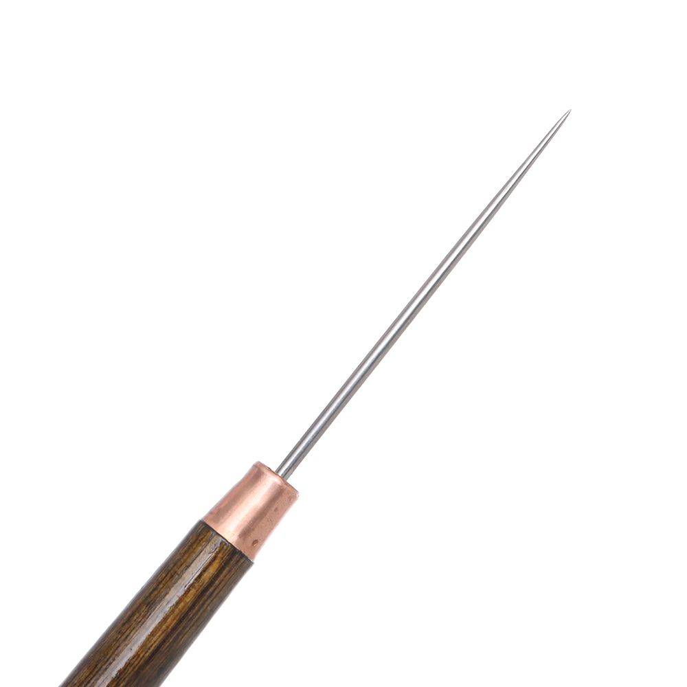 1PC Stitching Awl Wood Handle  - Leatherwork Needles review and price
