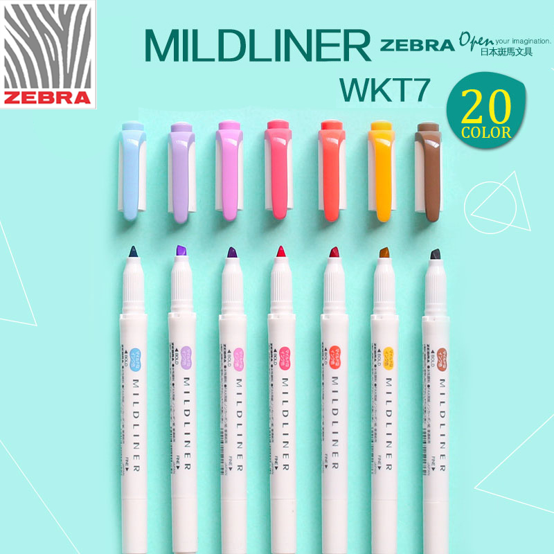 Japan ZEBRA WKT7 New Mildliner - Zebra Pen Mildliner review and price