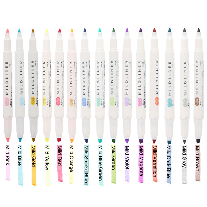 Japan ZEBRA WKT7 New Mildliner - Zebra Pen Mildliner review and price