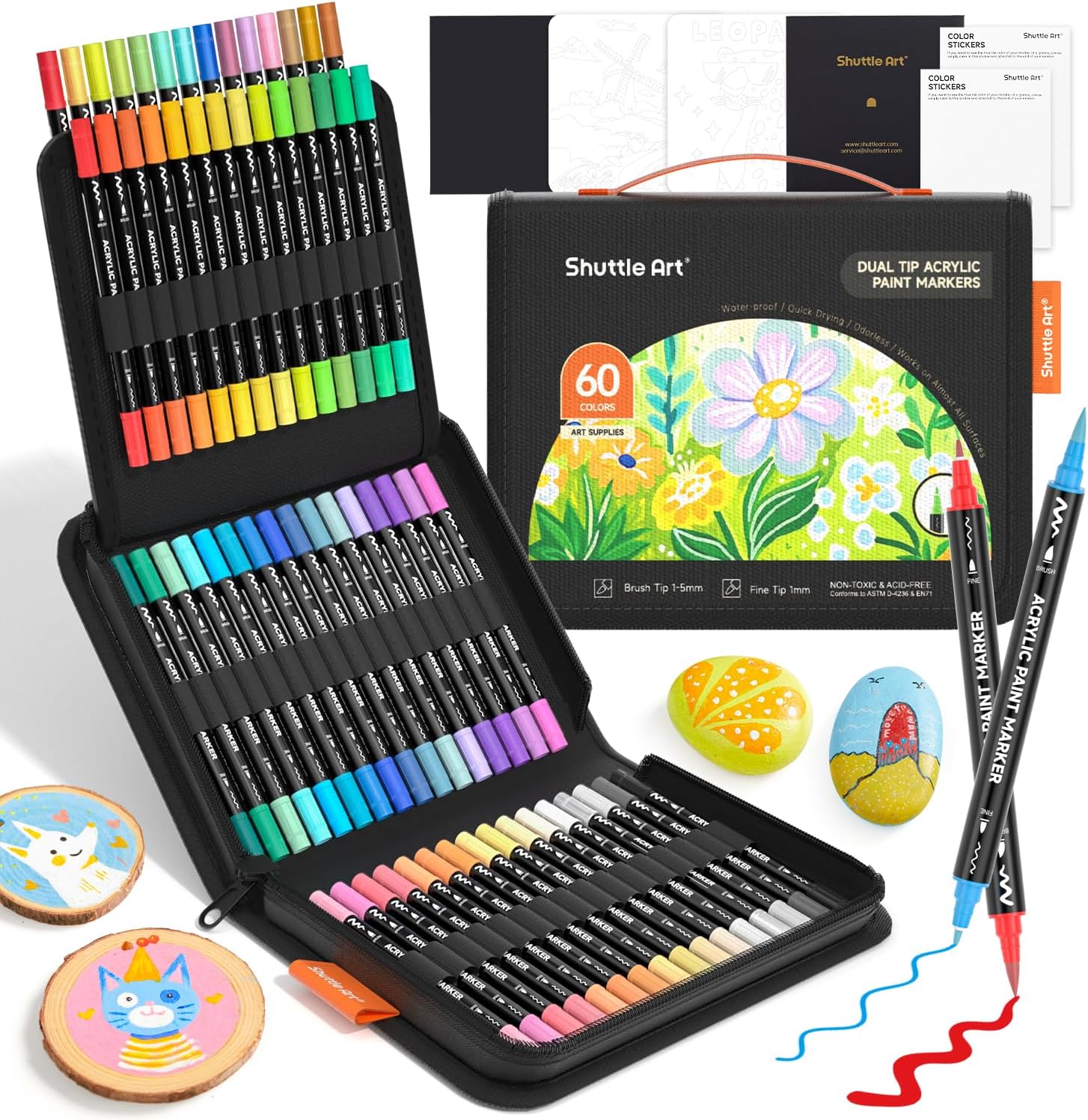 Shuttle Art 60 Colors Dual Tip - Copic Marker Classic review and price