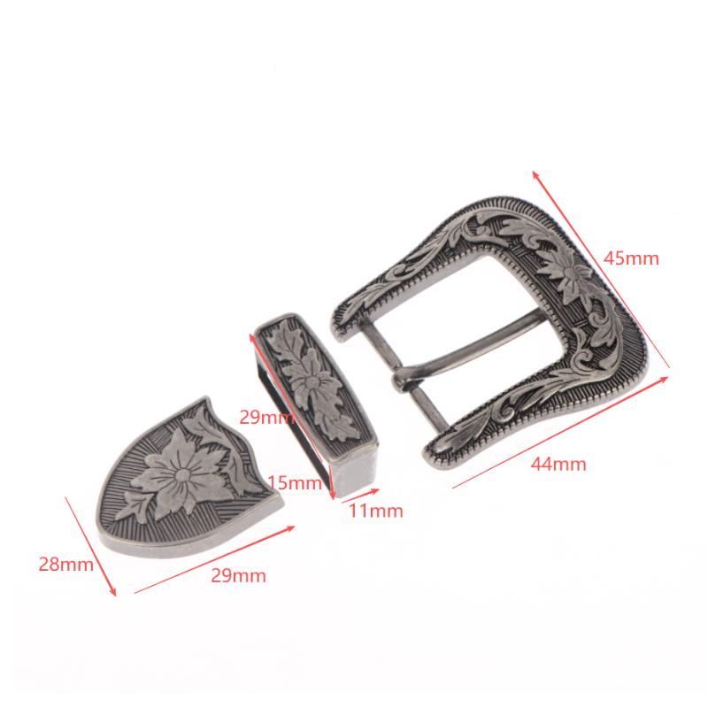 Floral Engraved Vintage Metal  - Leather Works Belt review and price