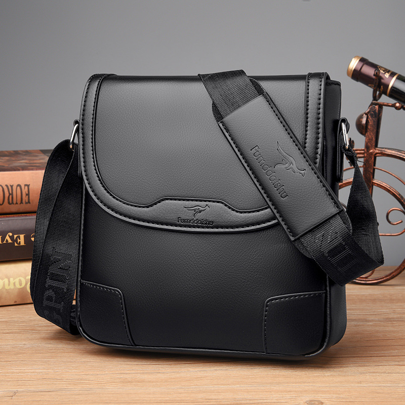 Luxury Brand Men Leather Shoul - Leather Work Bag Men review and price