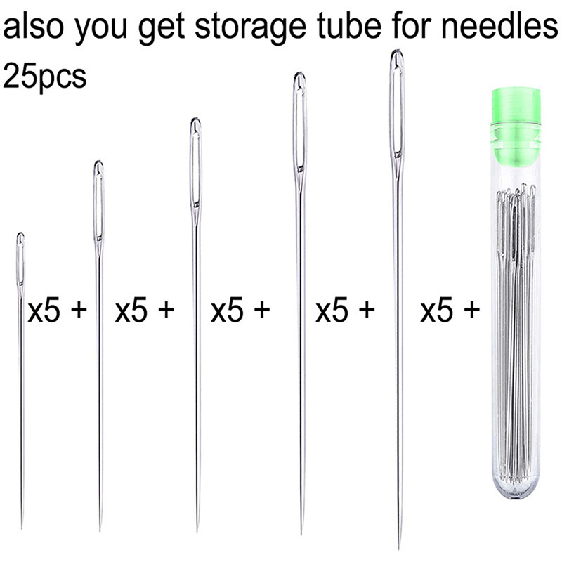 **25Pcs Large Eye Stitching Ne - Leatherwork Needles review and price