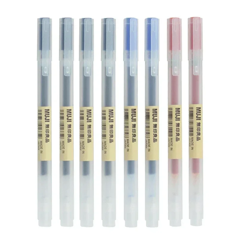6/8Pcs/Set MUJIs Gel Pen Black - Muji Stationery Gel Pen review and price