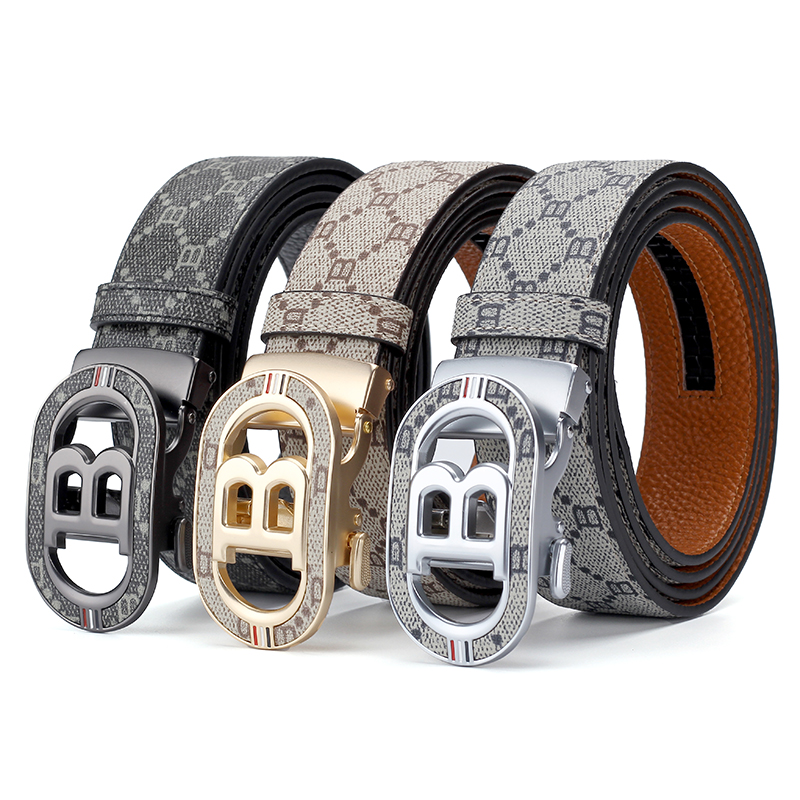 Fashion B Letter Auto Buckle B - Leather Works Belt review and price