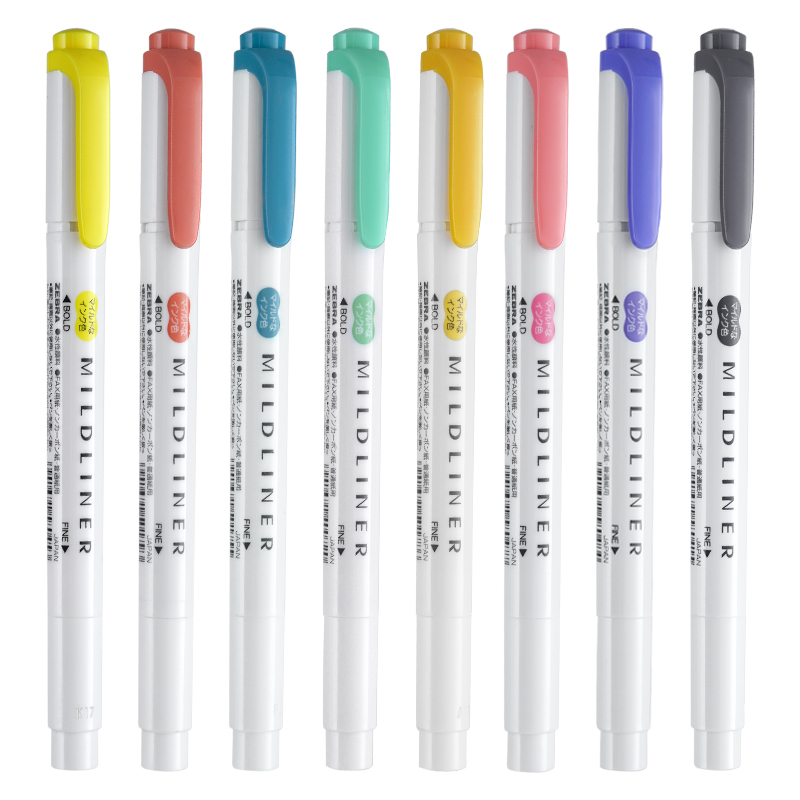 Zebra Mildliner Liner Double H - Zebra Pen Mildliner review and price