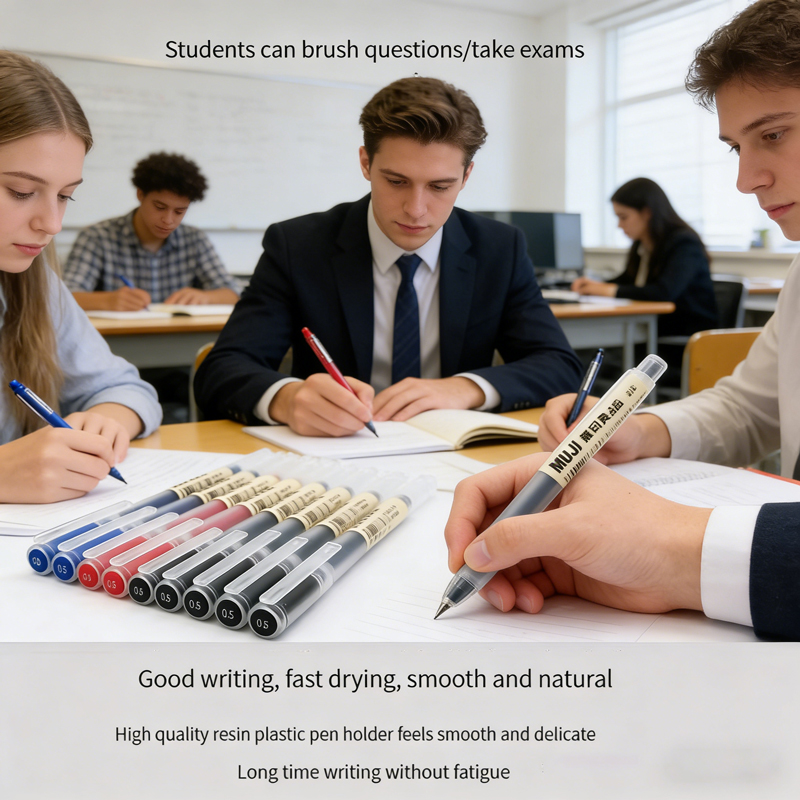 6/8Pcs MUJIs Style Gel Pens, B - Muji Stationery Gel Pen review and price